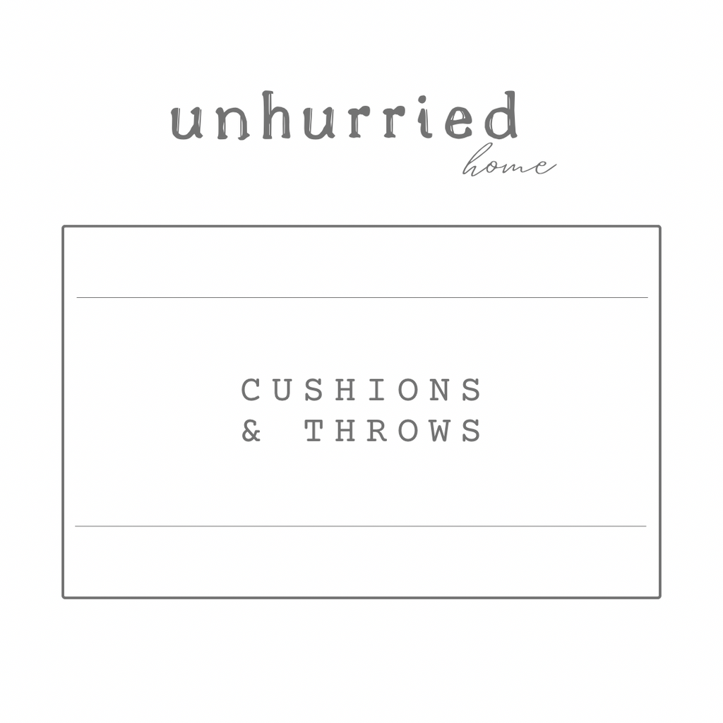 CUSHIONS & THROWS