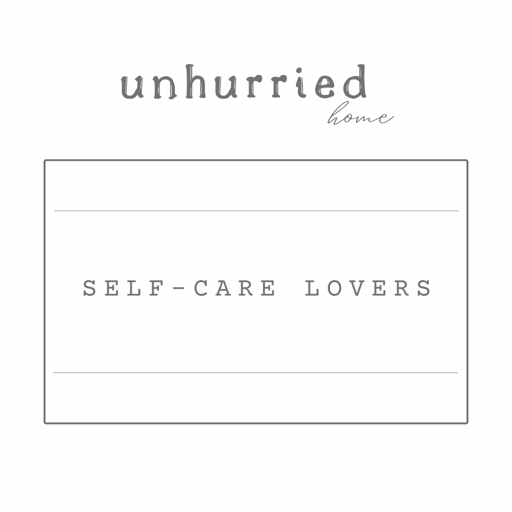 SELF-CARE LOVERS