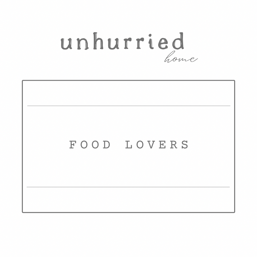 FOOD LOVERS