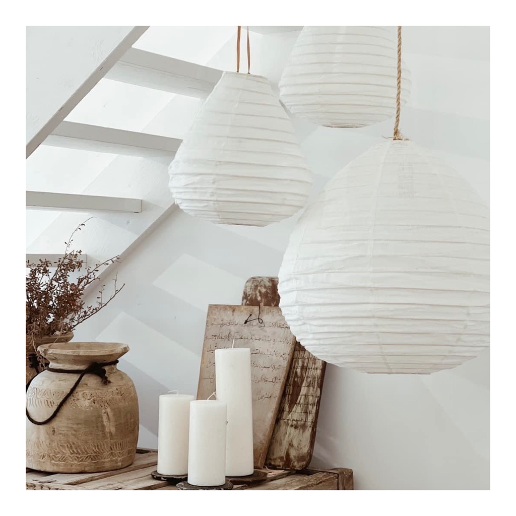 Fabric Lantern Pendant